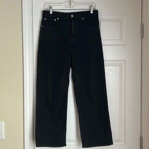 Madewell Slim Wide-Leg Crop Jeans